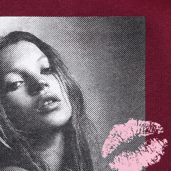 Supreme Kate Moss Hooded Sweatshirt - Cardinal (front)