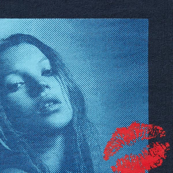 Supreme Kate Moss Hooded Sweatshirt - Navy (front)