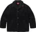 Supreme Kindermann Uncut Corduroy Car Coat - Black (front)