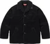 Supreme Kindermann Uncut Corduroy Car Coat - Black (front)
