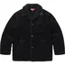 Supreme Kindermann Uncut Corduroy Car Coat - Black (front)