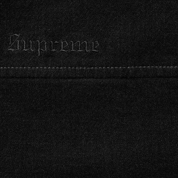 Supreme Kindermann Uncut Corduroy Car Coat - Black (front)