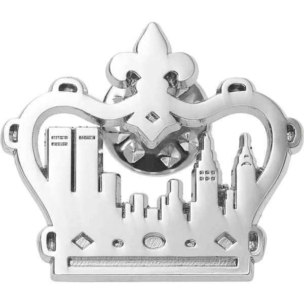 Supreme King of New York Pin - Silver (front)