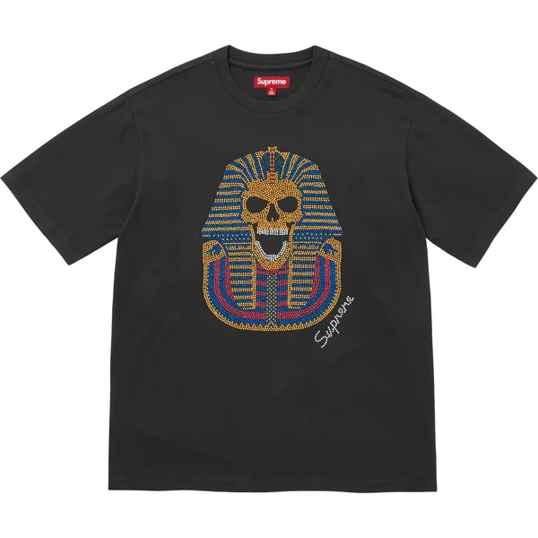 Supreme King Tut S/S Top - Black (front)