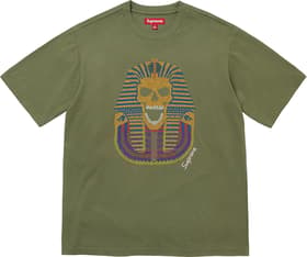 Supreme King Tut S/S Top Olive