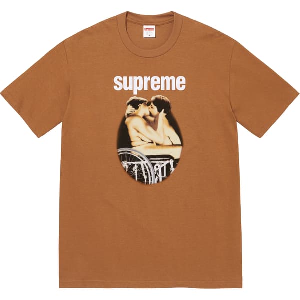 Supreme Kiss Tee - Light Brown (front)