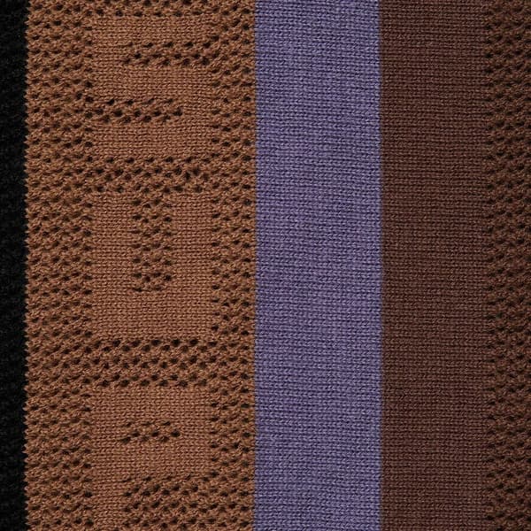 Supreme Knit Stripe Tank Top - Black (front)