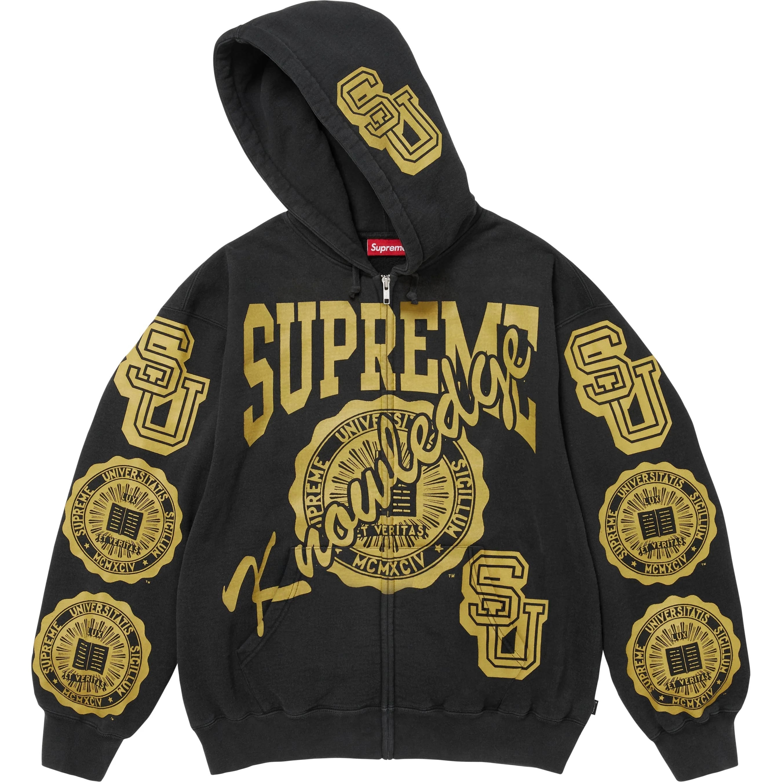 Supreme Knowledge Reigns Zip Up Hooded Sweatshirt colorway 12