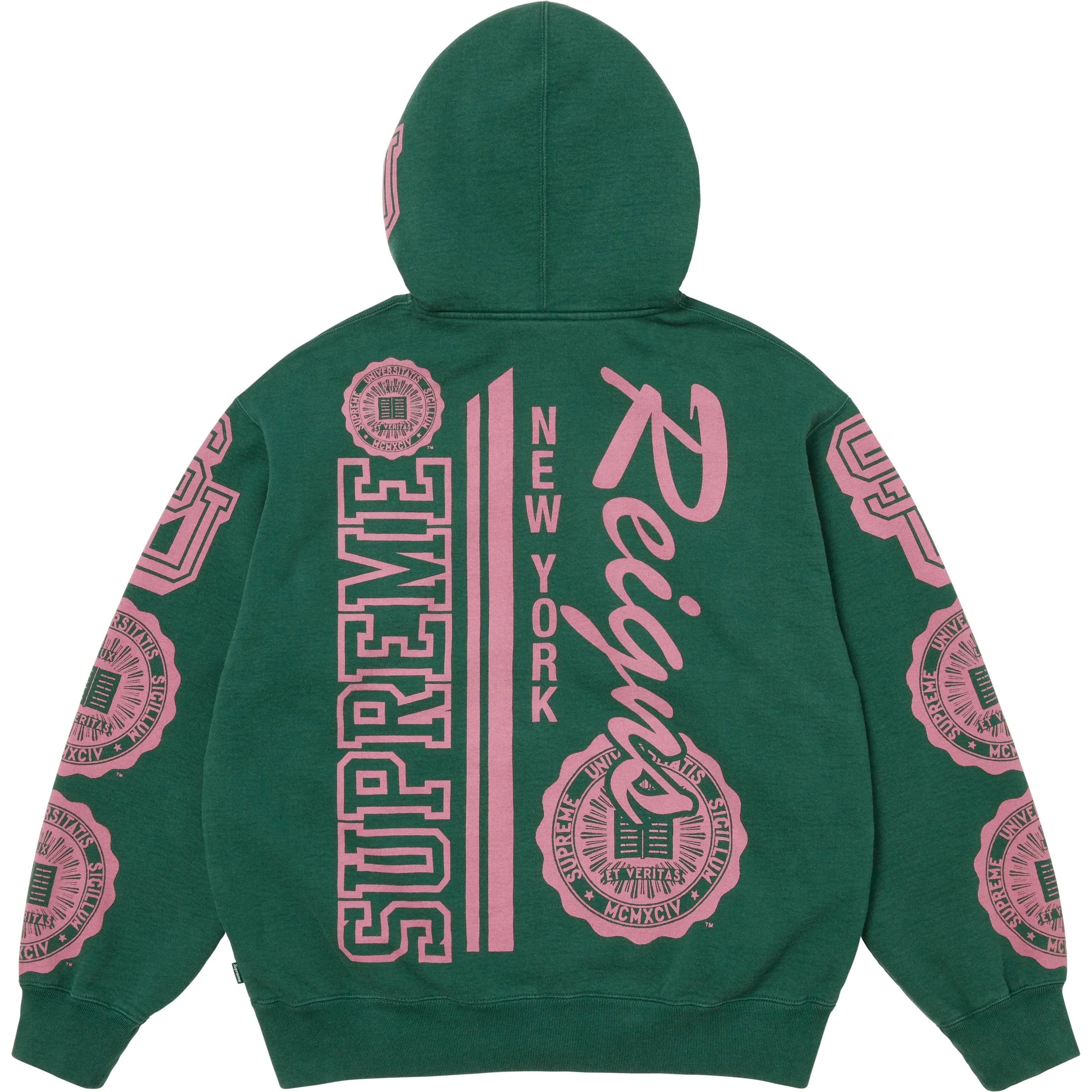 Supreme Knowledge Reigns Zip Up Hooded Sweatshirt colorway 4
