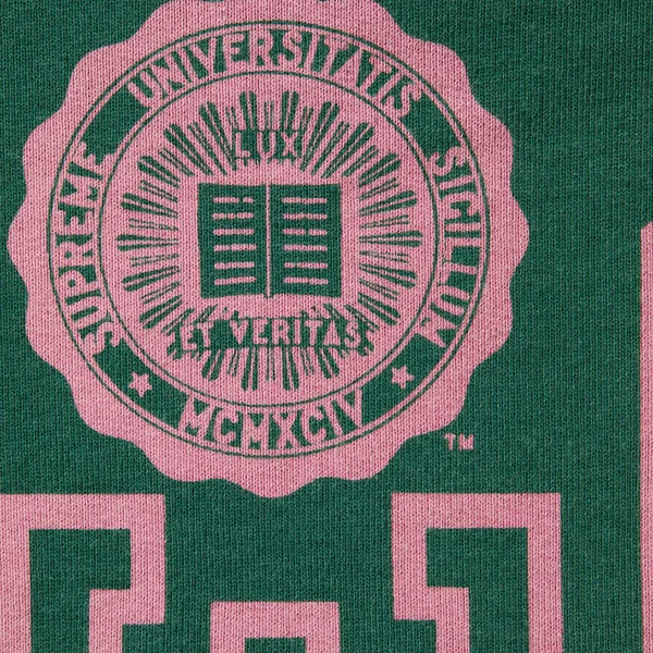 Supreme Knowledge Reigns Zip Up Hooded Sweatshirt - Dark Green (front)