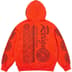 Supreme Knowledge Reigns Zip Up Hooded Sweatshirt - Orange (front)