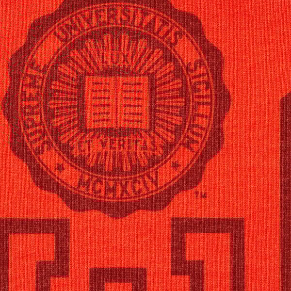 Supreme Knowledge Reigns Zip Up Hooded Sweatshirt - Orange (front)