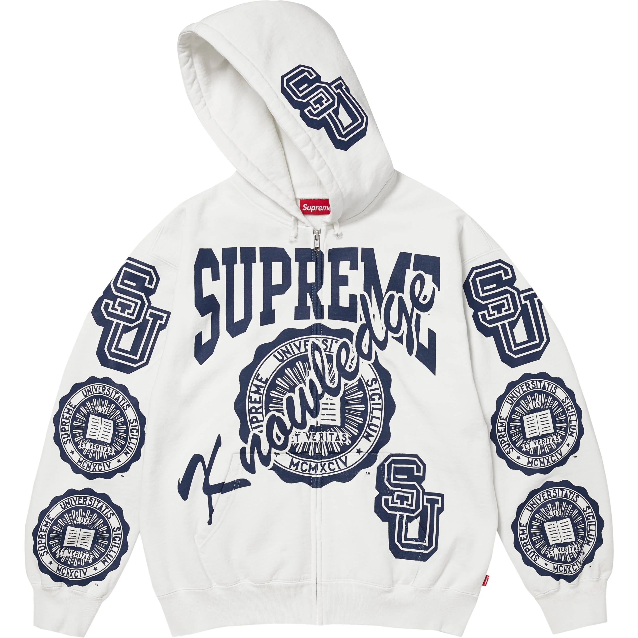 Supreme Knowledge Reigns Zip Up Hooded Sweatshirt colorway 9
