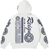 Supreme Knowledge Reigns Zip Up Hooded Sweatshirt - White (front)