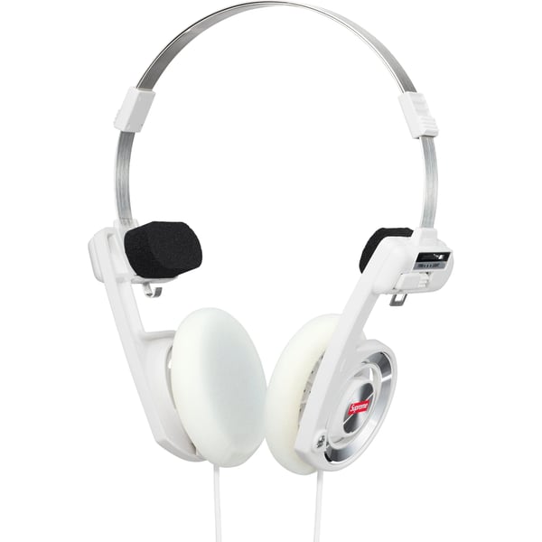Supreme Koss PortaPro Headphones - White (front)