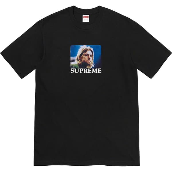 Supreme Kurt Cobain Tee - Black (front)