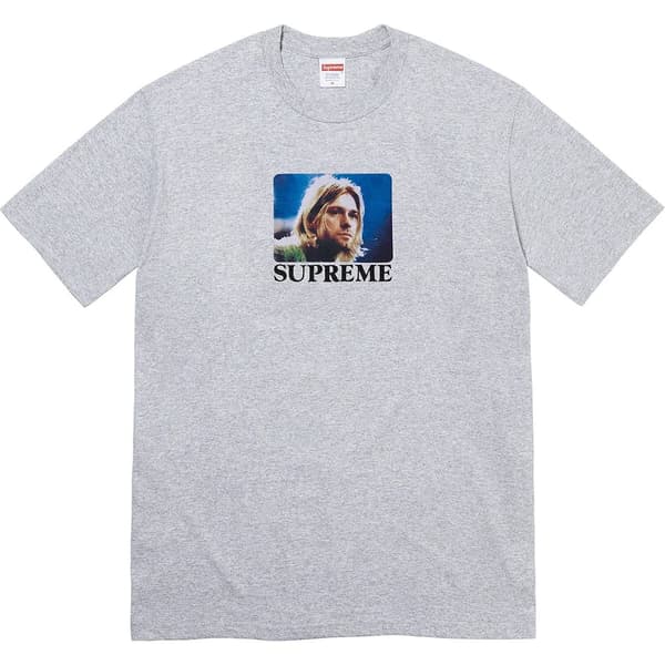 Supreme Kurt Cobain Tee - Heather Grey (front)