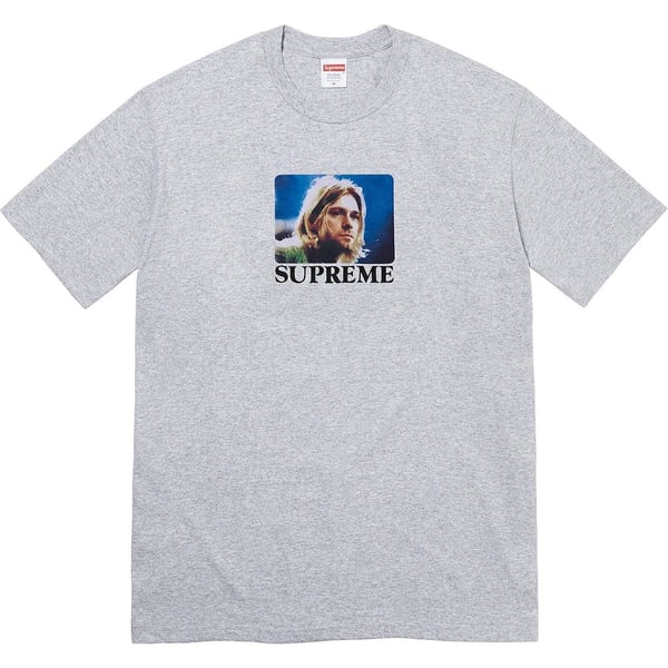 Supreme Kurt Cobain Tee - Heather Grey (front)