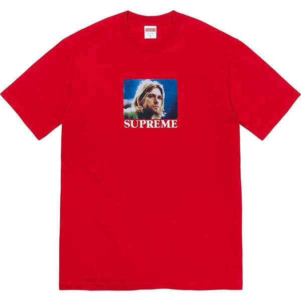 Supreme Kurt Cobain Tee - Red (front)