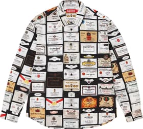 Supreme Label Shirt Black