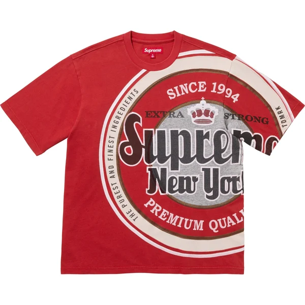 Supreme Lager S/S Top - Red (front)