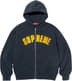 Supreme/Larry Clark Zip Up Hooded Sweatshirt - Navy (front)