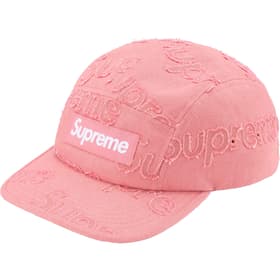 Supreme Lasered Denim Camp Cap Pink