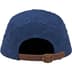 Supreme Lasered Twill Camp Cap - Navy (front)