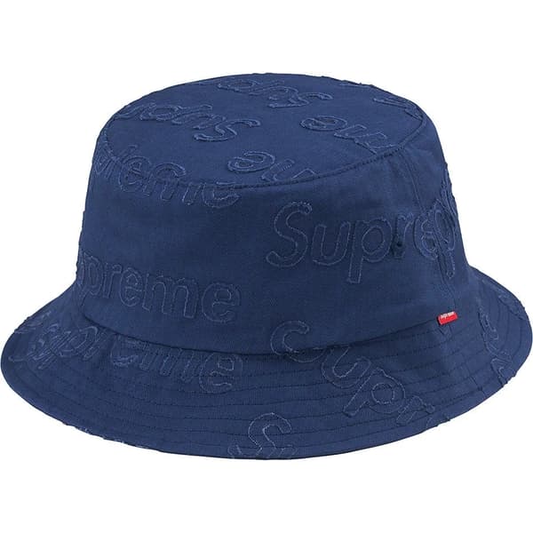 Supreme Lasered Twill Crusher - Navy (front)