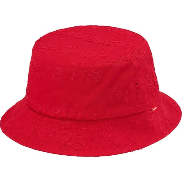 Supreme Lasered Twill Crusher - Red (front)