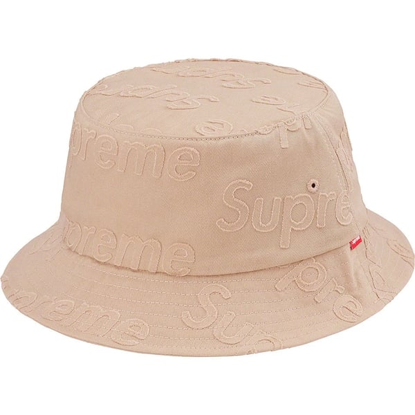 Supreme Lasered Twill Crusher - Tan (front)