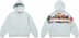 Supreme Last Supper Embroidered Zip Up Hooded Sweater - Product Image