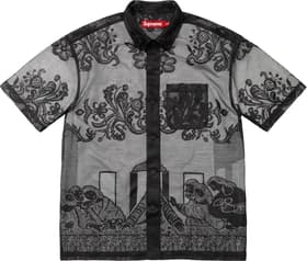 Supreme Last Supper Lace S/S Shirt Black