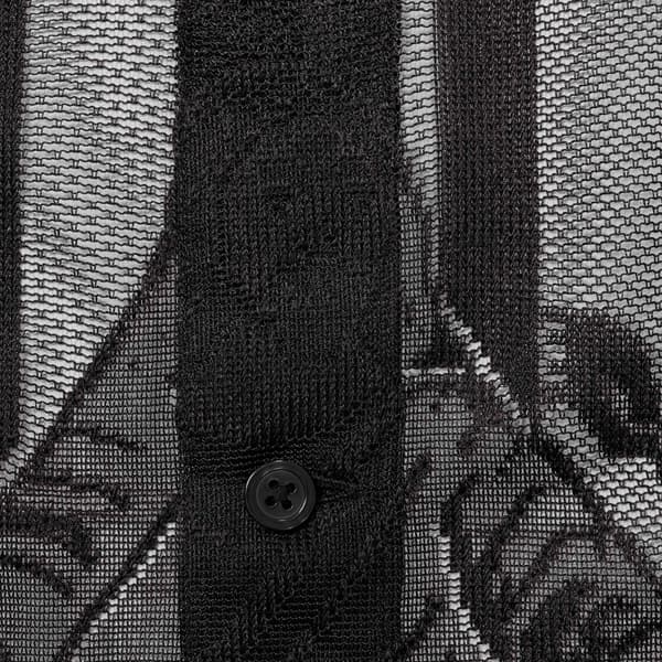 Supreme Last Supper Lace S/S Shirt - Black (front)