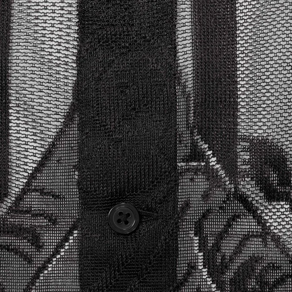 Supreme Last Supper Lace S/S Shirt - Black (front)