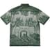 Supreme Last Supper Lace S/S Shirt - Dark Green (front)