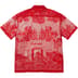 Supreme Last Supper Lace S/S Shirt - Red (front)