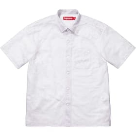 Supreme Last Supper Lace S/S Shirt White