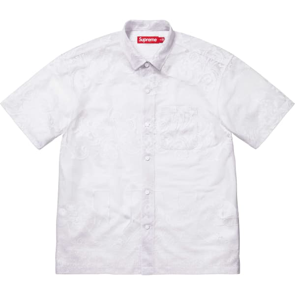Supreme Last Supper Lace S/S Shirt - White (front)