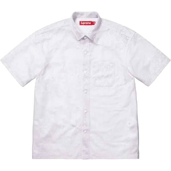 Supreme Last Supper Lace S/S Shirt - White (front)