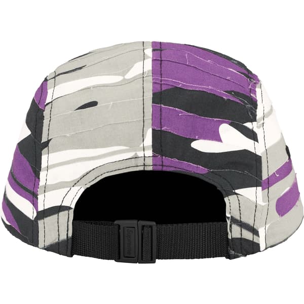 Supreme Layered Camo Camp Cap - Purple (front)