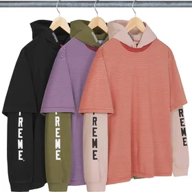 Supreme Layered Hooded L/S Top