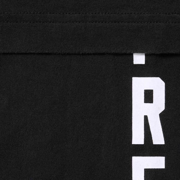 Supreme Layered Hooded L/S Top - Black (front)