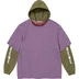 Supreme Layered Hooded L/S Top - Olive (front)