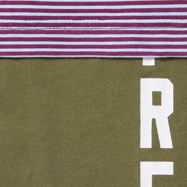 Supreme Layered Hooded L/S Top - Olive (front)