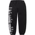 Supreme League Champs Sweatpant - Black (front)
