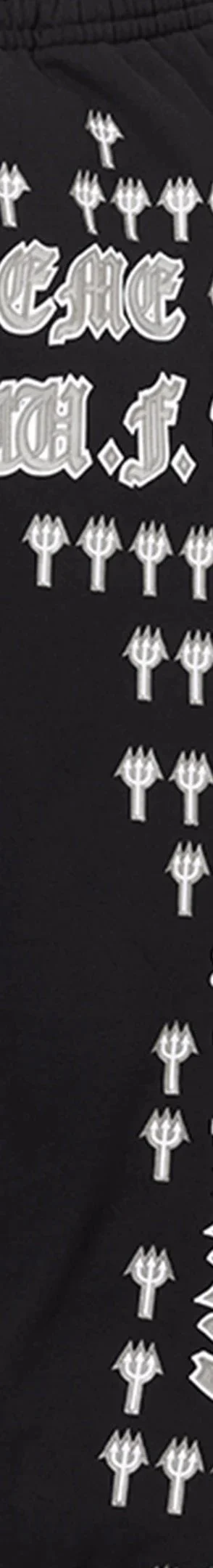 Supreme League Champs Sweatpant - Black (front)