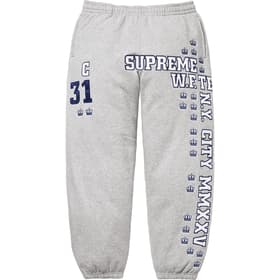 Supreme League Champs Sweatpant Heather Grey