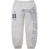 Supreme League Champs Sweatpant - Heather Grey (front)