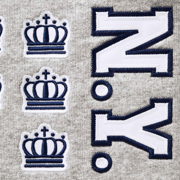 Supreme League Champs Sweatpant - Heather Grey (front)